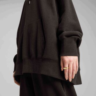 Gardırop Temelleri Kadın Büyük Boy Kapüşonlu Sweatshirt