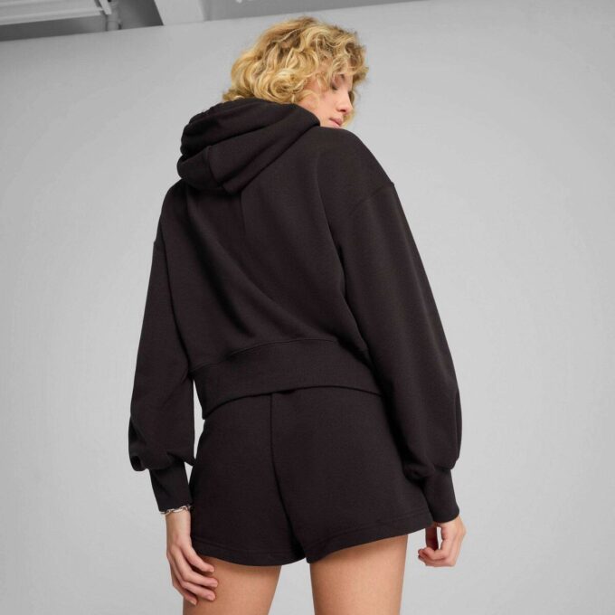 Gardırop Temelleri Kadın Rahat Kısa Kapüşonlu Sweatshirt Gardırop Temelleri Kadın Rahat Kısa Kapüşonlu Sweatshirt