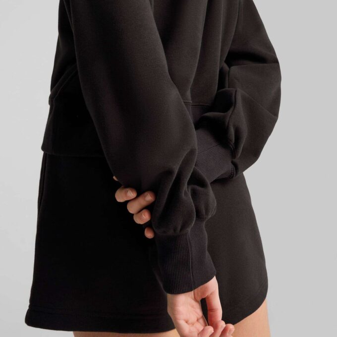 Gardırop Temelleri Kadın Rahat Kısa Kapüşonlu Sweatshirt Gardırop Temelleri Kadın Rahat Kısa Kapüşonlu Sweatshirt