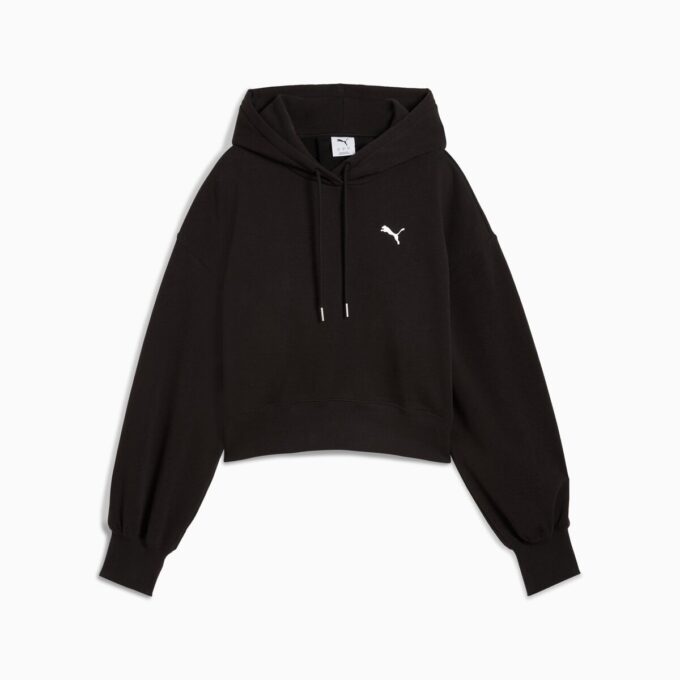 Gardırop Temelleri Kadın Rahat Kısa Kapüşonlu Sweatshirt Gardırop Temelleri Kadın Rahat Kısa Kapüşonlu Sweatshirt
