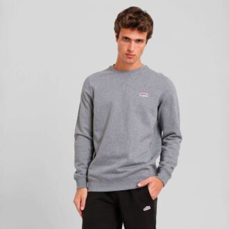 Gardırop Temelleri Süet Erkek Yuvarlak Yaka Sweatshirt