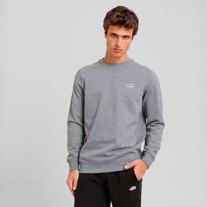 Gardırop Temelleri Süet Erkek Yuvarlak Yaka Sweatshirt Gardırop Temelleri Süet Erkek Yuvarlak Yaka Sweatshirt