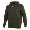 Grafik Kapüşonlu Sweatshirt “Zeytin Yeşili Beyaz”
