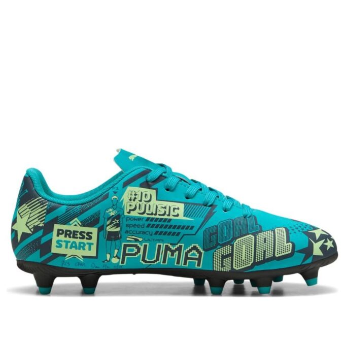 (GS) Christian Pulisic x Ultra Legacy FG/AG “Her Yere Baskı – Koyu Turkuaz”