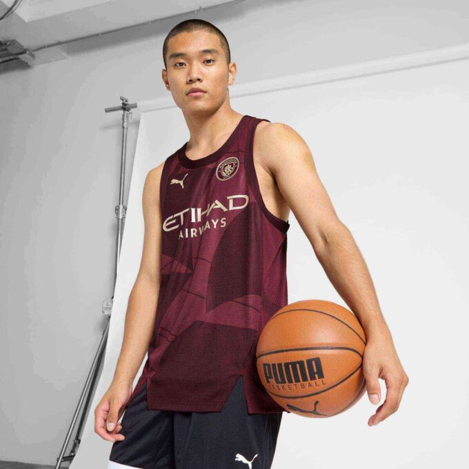HOOPS x Manchester City Erkek Basketbol Forması