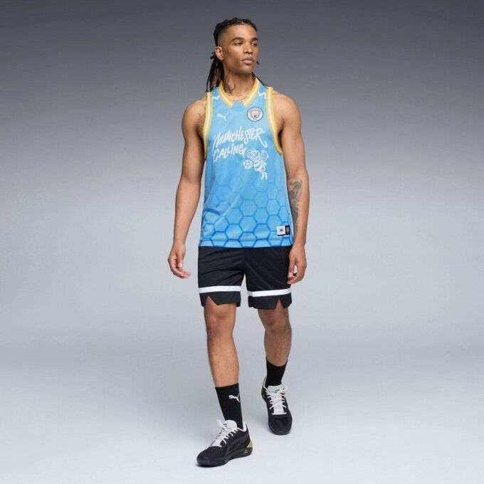 HOOPS x Manchester City Erkek Basketbol Forması