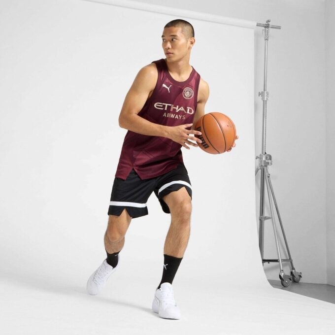 HOOPS x Manchester City Erkek Basketbol Forması