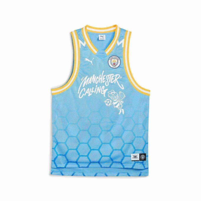 HOOPS x Manchester City Erkek Basketbol Forması