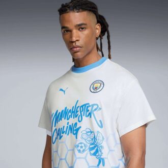 HOOPS x Manchester City Erkek Basketbol Tişörtü