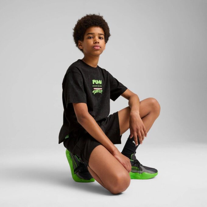 HOOPS x TMNT Büyük Çocuklar İçin Rahat Baskılı Tişört HOOPS x TMNT Büyük Çocuklar İçin Rahat Baskılı Tişört