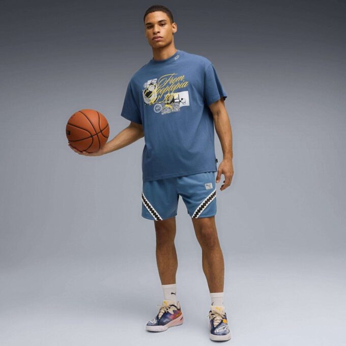 Hooptopia Erkek Büyük Boy Basketbol Tişörtü Hooptopia Erkek Büyük Boy Basketbol Tişörtü