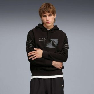 House of Graphics Erkek Grafik Kapüşonlu Sweatshirt