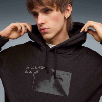 House of Graphics Erkek Grafik Kapüşonlu Sweatshirt