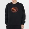 Interstellar Dolgulu Yelek Sweatshirt Siyah