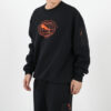 Interstellar Dolgulu Yelek Sweatshirt Siyah