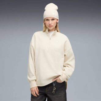 Kadın Yarım Fermuarlı Sweatshirt