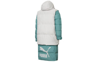 Katmanlı Aşağı Ceket “Teal White”