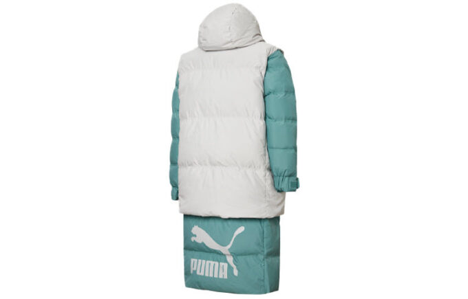 Katmanlı Aşağı Ceket “Teal White”