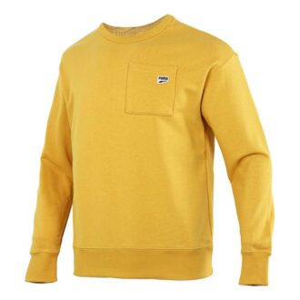 Küçük Logo Cepli Sweatshirt “Sarı”