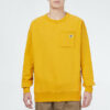 Küçük Logo Cepli Sweatshirt “Sarı”