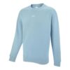 Küçük Logo Yuvarlak Yaka Sweatshirt “Mavi”