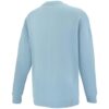 Küçük Logo Yuvarlak Yaka Sweatshirt “Mavi”