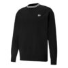 Küçük Logo Yuvarlak Yaka Sweatshirt “Siyah Beyaz”