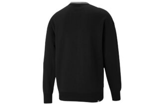 Küçük Logo Yuvarlak Yaka Sweatshirt “Siyah Beyaz”