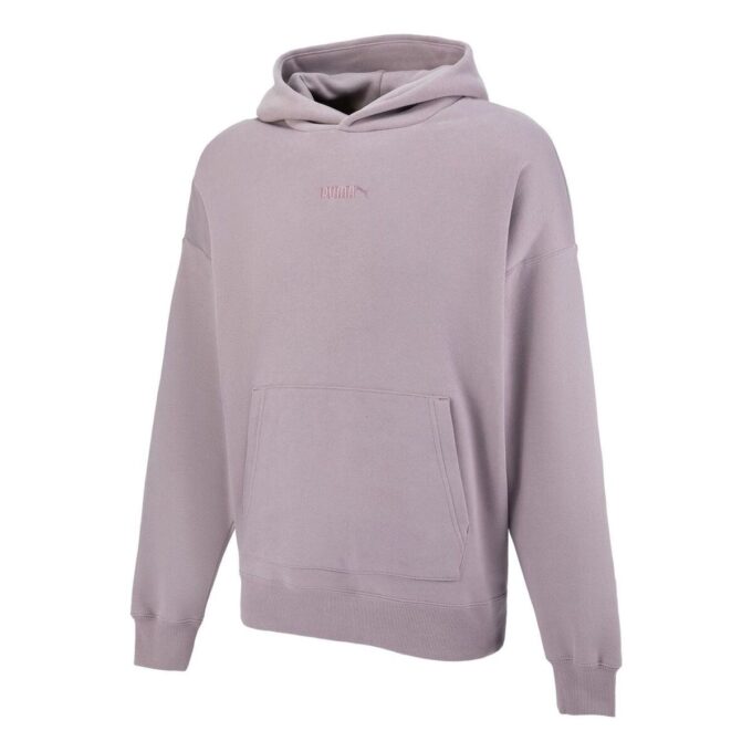 Küçük Logolu Kapüşonlu Sweatshirt “Pembe”