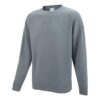 Küçük Logolu Yuvarlak Yaka Sweatshirt “Gri”