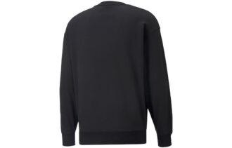 Klasik Rahat Yuvarlak Yaka Sweatshirt “Siyah”