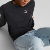 Klasik Rahat Yuvarlak Yaka Sweatshirt “Siyah”