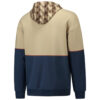 Kontrast Kapüşonlu Sweatshirt “Tan Blue”