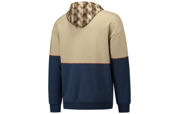 Kontrast Kapüşonlu Sweatshirt “Tan Blue”