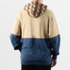 Kontrast Kapüşonlu Sweatshirt “Tan Blue”