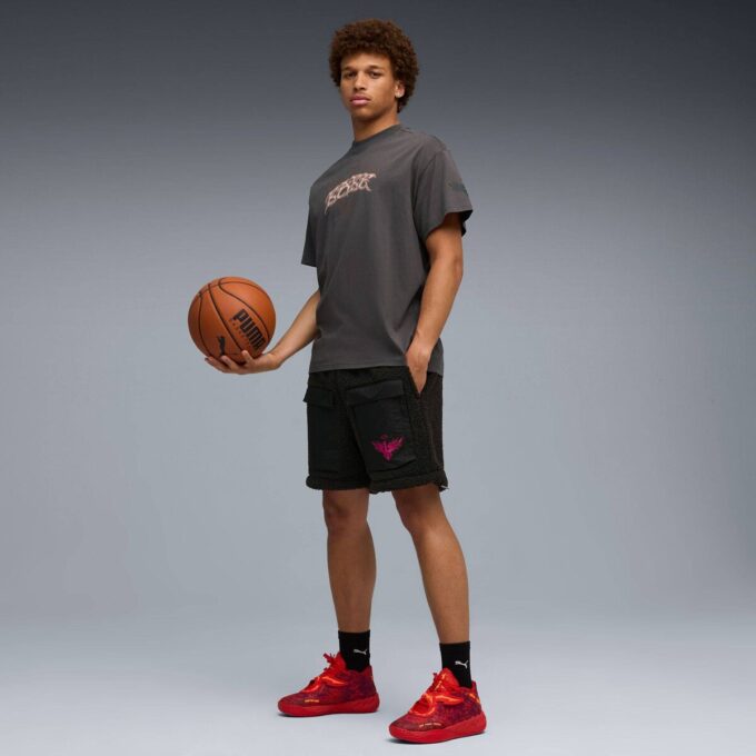Lamelo Ball Supernova Erkek Fermuarlı Sherpa Pantolon