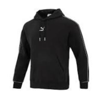 Logo Baskılı Kapüşonlu Sweatshirt “Siyah Beyaz”