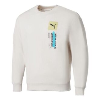 Logo International Sportswear Sweatshirt “Beyaz”