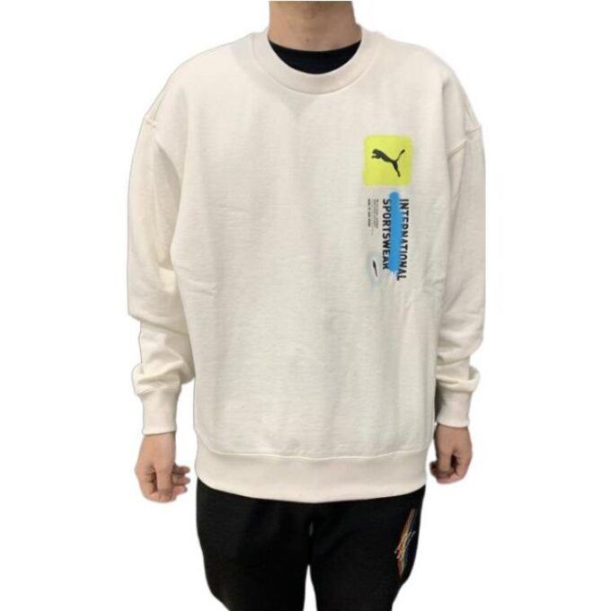 Logo International Sportswear Sweatshirt “Beyaz”