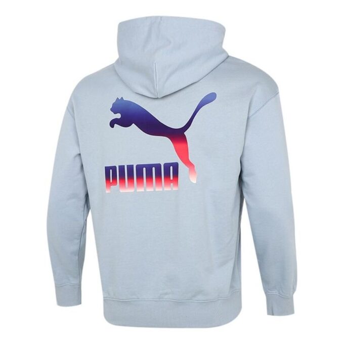 Logo Kapüşonlu Sweatshirt “Açık Mavi”
