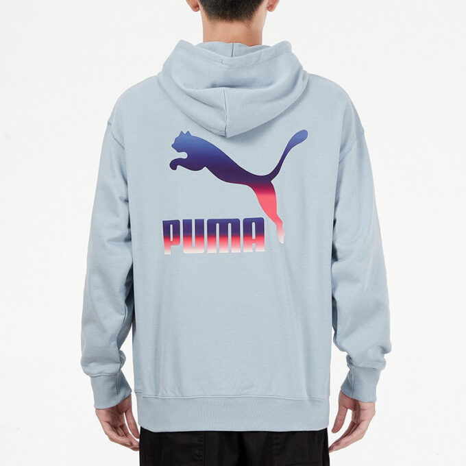 Logo Kapüşonlu Sweatshirt “Açık Mavi”