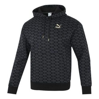 Luxe Aop Tam Baskılı Logo Örgü Siyah