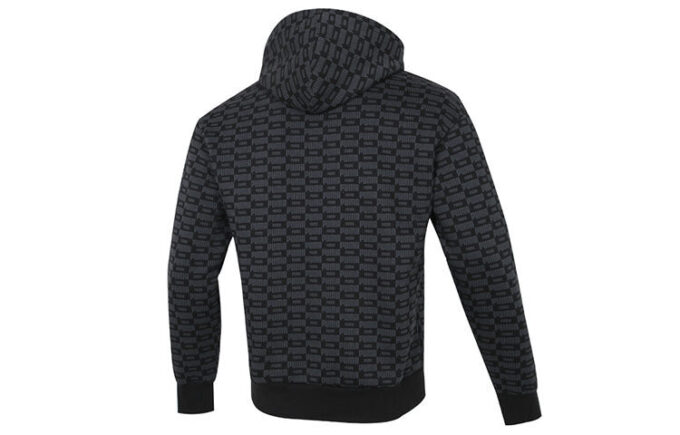 Luxe Aop Tam Baskılı Logo Örgü Siyah