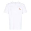 Maison Kitsune Chillax Fox Patch Klasik Tişört “Beyaz”