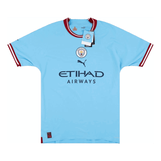 Manchester City 22/23 Oyuncu Sayısı İç Saha Forması “Mavi”