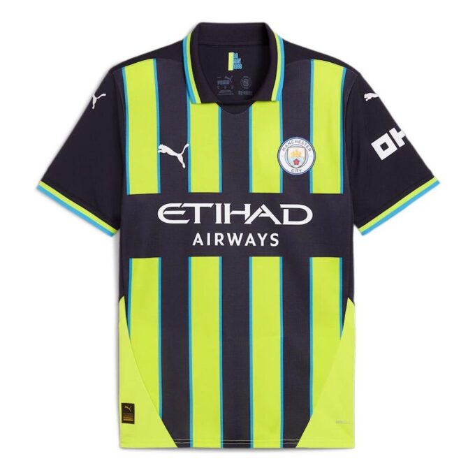 Manchester City 24/25 Deplasman Forması “Mavi Sarı”