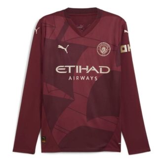 Manchester City 24/25 Deplasman LS Forması “Kırmızı”