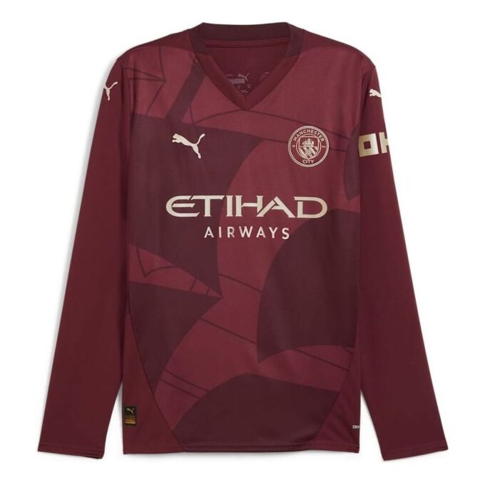 Manchester City 24/25 Deplasman LS Forması “Kırmızı”
