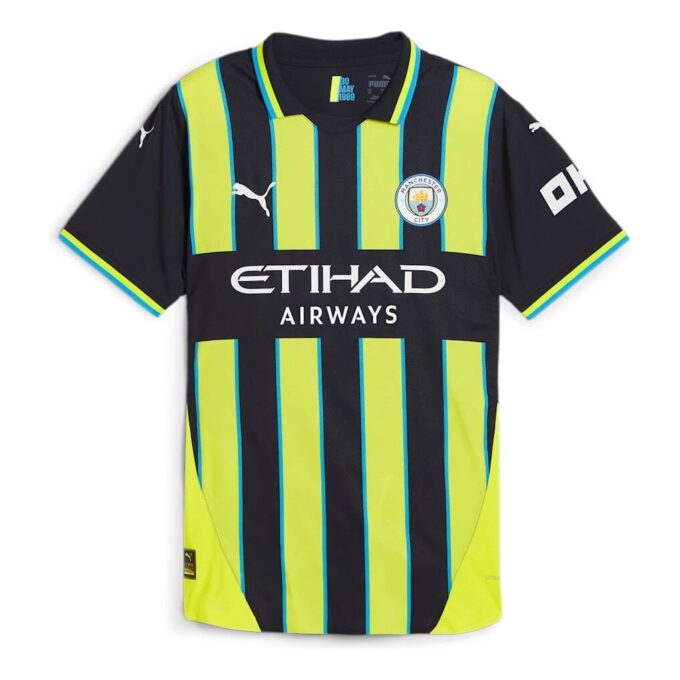 Manchester City 24/25 Deplasman Orijinal Oyuncu Sürümü Forması “Lacivert Sarı”