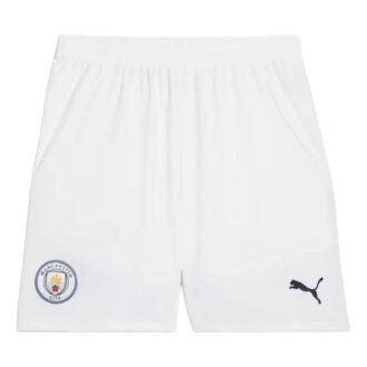 Manchester City 24/25 Şort “Beyaz Siyah”